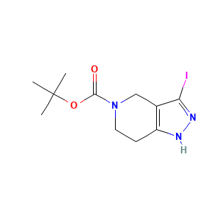 tert-butyl 3-iodo-1H,4H,5H,6H,7H-pyrazolo[4,3-c]pyridine-5-carboxylate