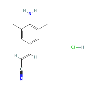 (E)-3-(4-Amino-3,5-dimethylphenyl)acrylonitrile Hydrochloride