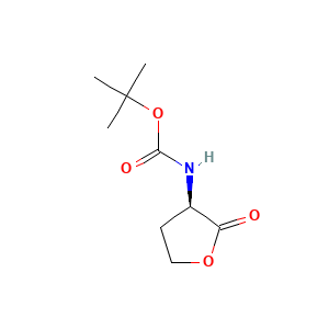 tert-butyl N-((3R)-2-oxooxolan-3-yl)carbamate