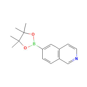6-(4,4,5,5-Tetramethyl-1,3,2-dioxaborolan-2-yl)isoquinoline