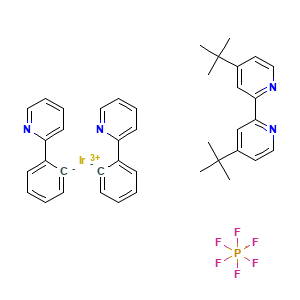 (4,4'-Di-tert-butyl-2,2'-bipyridine)bis((2-pyridinyl)phenyl)iridium(III) Hexafluorophosphate