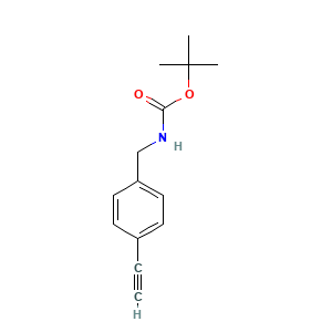 tert-butyl N-((4-ethynylphenyl)methyl)carbamate
