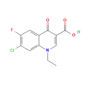 7-Chloro-1-ethyl-6-fluoro-4-oxo-1,4-dihydroquinoline-3-carboxylic acid