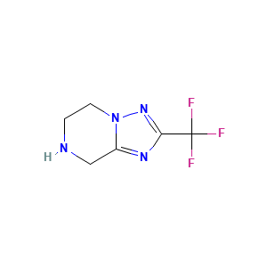 5,6,7,8-Tetrahydro-2-(trifluoromethyl)[1,2,4]triazolo[1,5-a]pyrazine