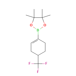 4,4,5,5-Tetramethyl-2-[4-(trifluoromethyl)-1-cyclohexen-1-yl]-1,3,2-dioxaborolane