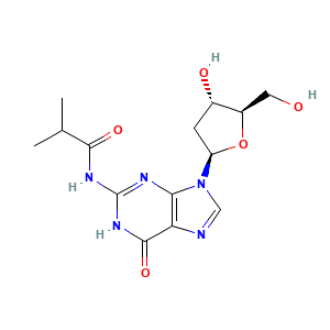 Guanosine, 2'-deoxy-N-(2-methyl-1-oxopropyl)-