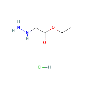 Acetic acid, 2-hydrazinyl-, ethyl ester, hydrochloride (1:1)