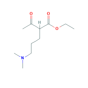 Pentanoic acid, 2-acetyl-5-(dimethylamino)-, ethyl ester