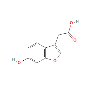 2-(6-Hydroxy-1-benzofuran-3-yl)acetic acid
