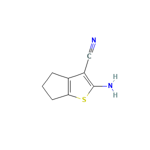 2-amino-4H,5H,6H-cyclopenta(b)thiophene-3-carbonitrile