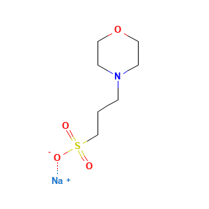 4-Morpholinepropanesulfonic acid, sodium salt (1:1)