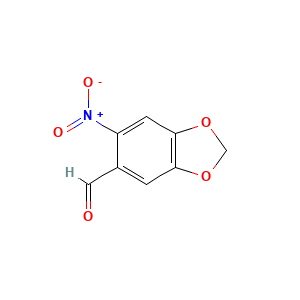 6-Nitro-1,3-benzodioxole-5-carboxaldehyde