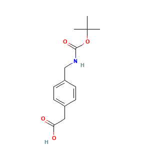 2-(4-((((Tert-butoxy)carbonyl)amino)methyl)phenyl)acetic acid