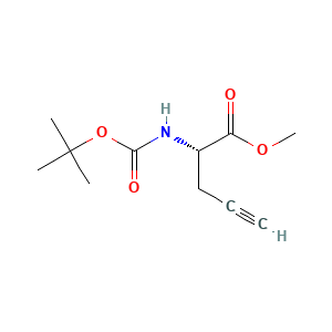 (S)-Methyl 2-((tert-butoxycarbonyl)amino)pent-4-ynoate