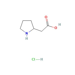 2-(Pyrrolidin-2-yl)acetic acid hydrochloride