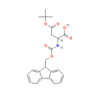 4-tert-butyl hydrogen N-((9H-fluoren-9-ylmethoxy)carbonyl)-L-aspartate