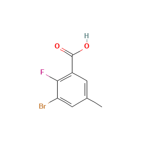 3-Bromo-2-fluoro-5-methylbenzoic acid
