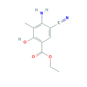 Ethyl 4-amino-5-cyano-2-hydroxy-3-methylbenzoate
