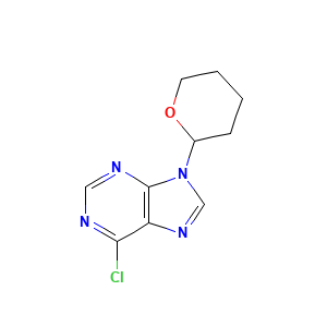 6-chloro-9-(tetrahydro-2H-pyran-2-yl)-9H-purine