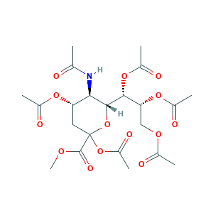 (1S,2R)-1-((2R,3R,4S)-3-acetamido-4,6-diacetoxy-6-(methoxycarbonyl)tetrahydro-2H-pyran-2-yl)propane-1,2,3-triyl triacetate