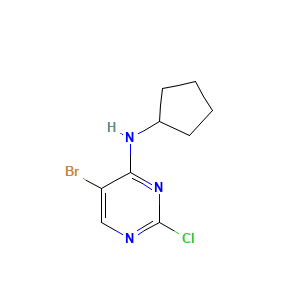 5-Bromo-2-chloro-N-cyclopentyl-4-pyrimidinamine