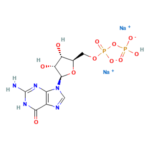 Guanosine 5'-(trihydrogen diphosphate), sodium salt (1:2)