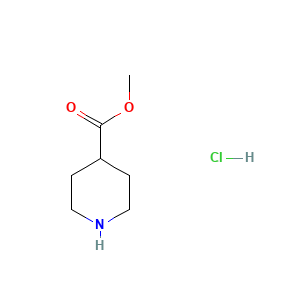 4-Piperidinecarboxylic acid, methyl ester, hydrochloride (1:1)