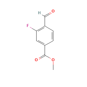 Methyl 3-fluoro-4-formylbenzoate