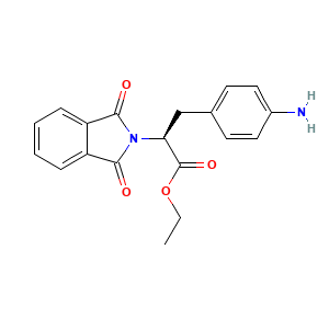 Ethyl (alphaS)-alpha-((4-aminophenyl)methyl)-1,3-dihydro-1,3-dioxo-2H-isoindole-2-acetate
