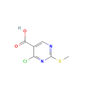 4-Chloro-2-(methylthio)-5-pyrimidinecarboxylic acid