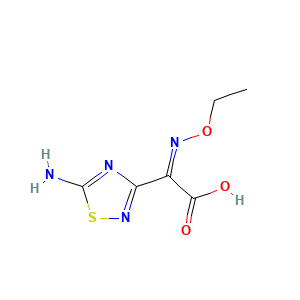 (2Z)-(5-amino-1,2,4-thiadiazol-3-yl)(ethoxyimino)acetic acid