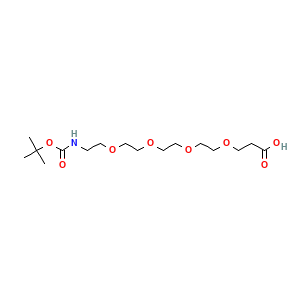 1-(((Tert-butoxy)carbonyl)amino)-3,6,9,12-tetraoxapentadecan-15-oic acid