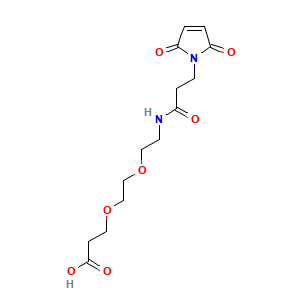 3-[2-[2-[[3-(2,5-Dihydro-2,5-dioxo-1H-pyrrol-1-yl)-1-oxopropyl]amino]ethoxy]ethoxy]propanoic acid