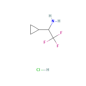 1-Cyclopropyl-2,2,2-trifluoroethan-1-amine hydrochloride