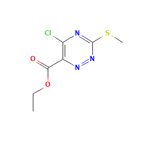 Ethyl 5-Chloro-3-(Methylthio)-1,2,4-Triazine-6-Carboxylate