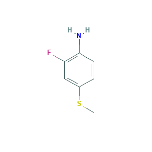 2-Fluoro-4-(methylsulfanyl)aniline