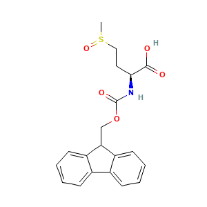 (2S)-2-((((9H-fluoren-9-yl)methoxy)carbonyl)amino)-4-(methylsulfinyl)butanoic acid