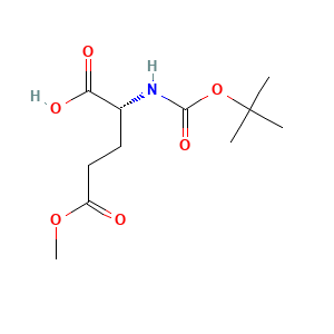 (2R)-2-{[(tert-butoxy)carbonyl]amino}-5-methoxy-5-oxopentanoic acid
