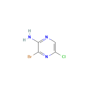 3-Bromo-5-chloropyrazin-2-amine