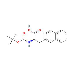 (2R)-2-(((tert-butoxy)carbonyl)amino)-3-(naphthalen-2-yl)propanoic acid