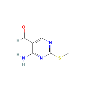 4-Amino-2-(methylsulfanyl)pyrimidine-5-carbaldehyde