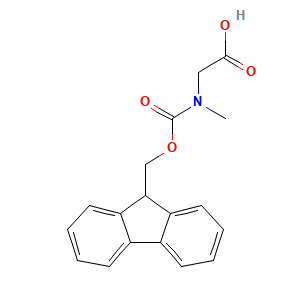 2-((((9H-fluoren-9-yl)methoxy)carbonyl)(methyl)amino)acetic acid