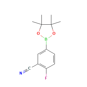 2-Fluoro-5-(4,4,5,5-tetramethyl-1,3,2-dioxaborolan-2-yl)benzonitrile
