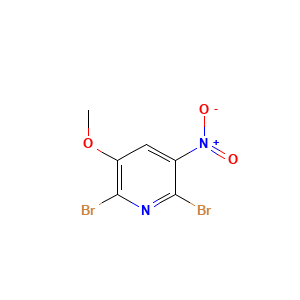 2,6-Dibromo-3-methoxy-5-nitropyridine