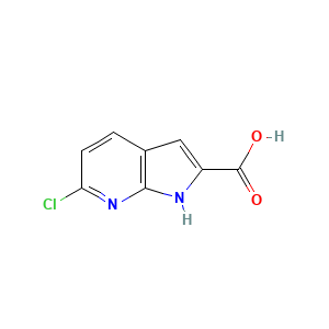 6-Chloro-1H-pyrrolo(2,3-b)pyridine-2-carboxylic acid