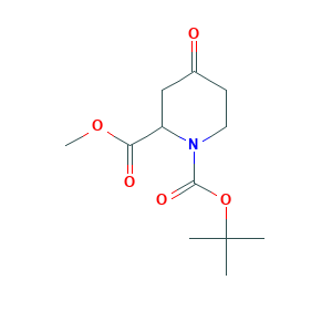 1-tert-Butyl 2-methyl 4-oxopiperidine-1,2-dicarboxylate