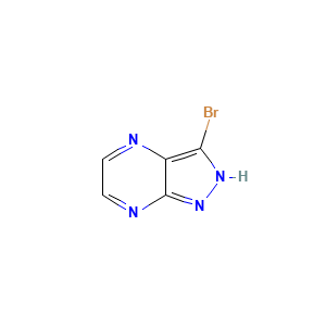 3-Bromo-1H-pyrazolo(3,4-b)pyrazine