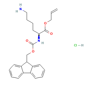 N-alpha-(9-Fluorenylmethyloxycarbonyl)-L-lysine allyl ester hydrochloride (Fmoc-L-Lys-OAll.HCl)