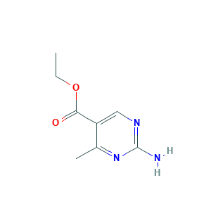 5-Pyrimidinecarboxylic acid, 2-amino-4-methyl-, ethyl ester