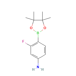 3-Fluoro-4-(tetramethyl-1,3,2-dioxaborolan-2-yl)aniline